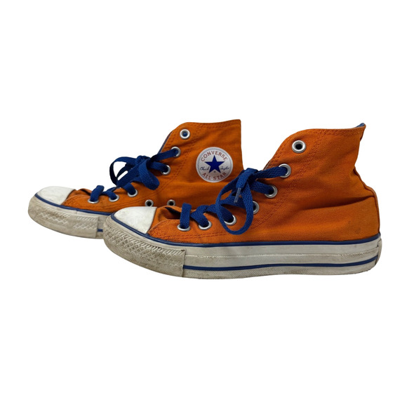 UF Gators University Florida Women's Converse Blue & Orange High Top Shoes sz 5 - Picture 2 of 7